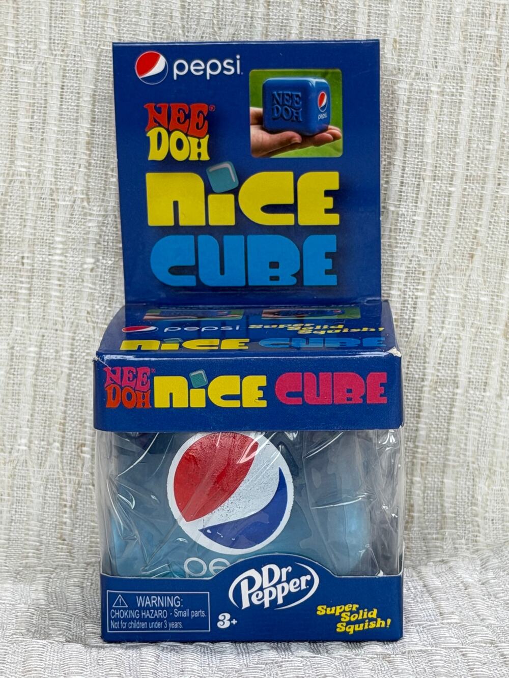 NeeDoh Pepsi Nice Cube Edition Schylling Blue Squishy Fidget Toy New